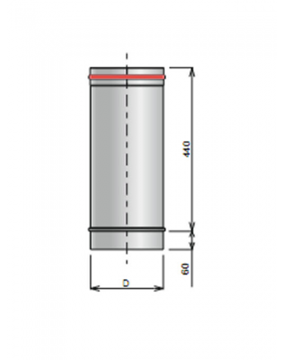 R05 ЖЕСТКАЯ ВСТАВКА L=500ММ